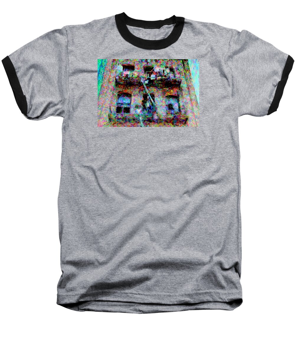 Expressionism Baseball T-Shirt featuring the photograph Circumstances by Nick David