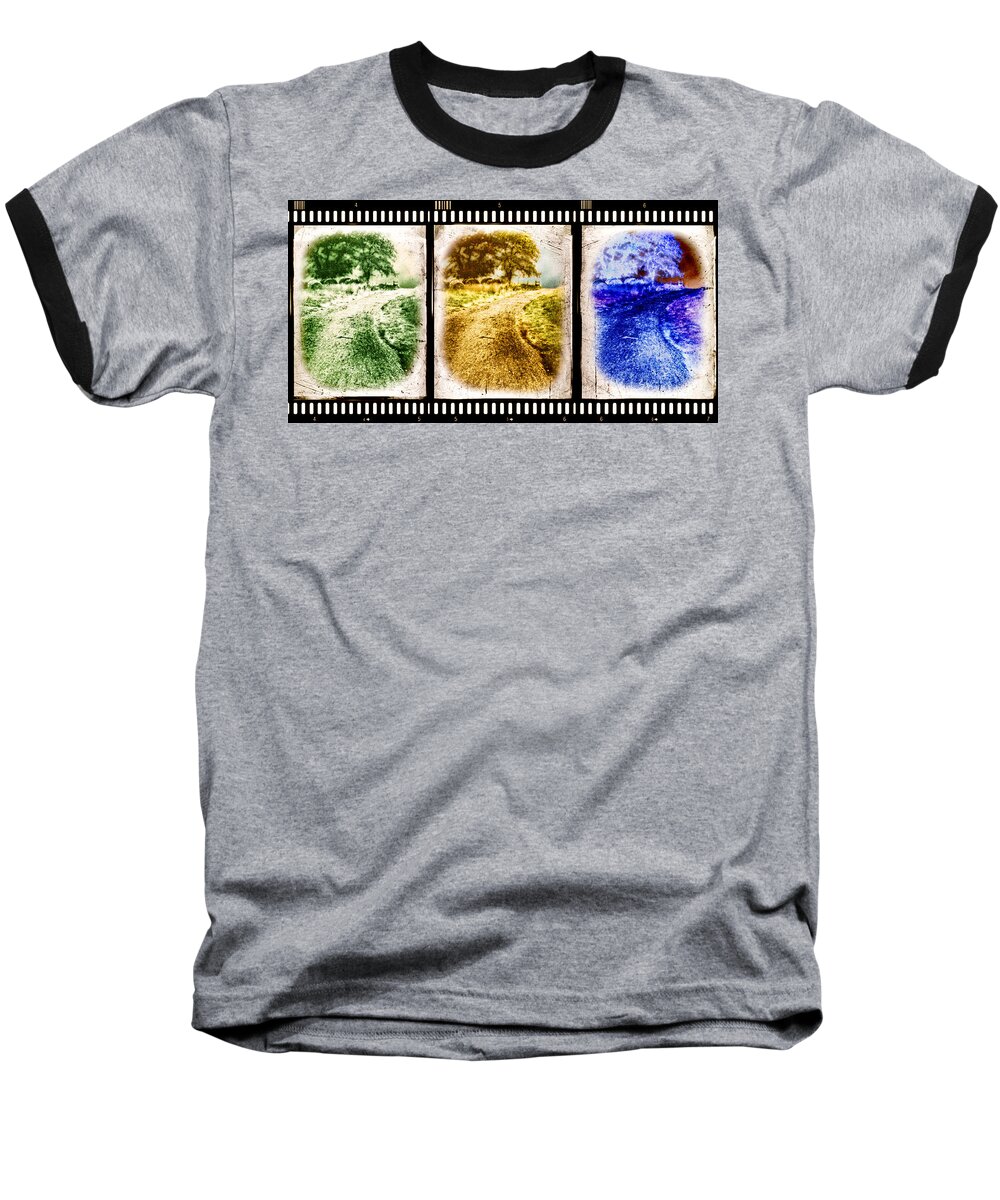 Landscape Baseball T-Shirt featuring the photograph Clips by John Anderson