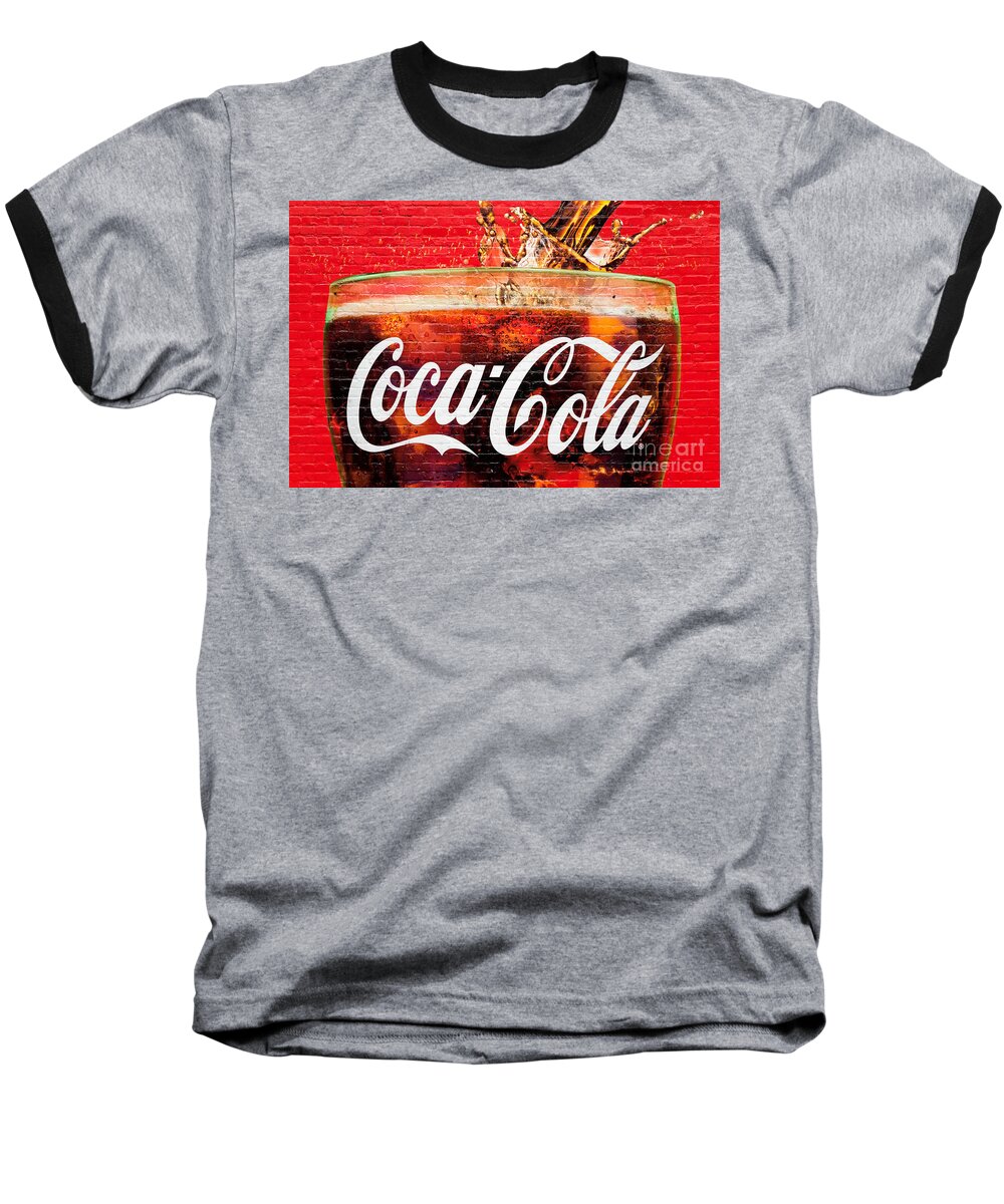 World Baseball T-Shirt featuring the photograph Coca Cola by Luciano Mortula
