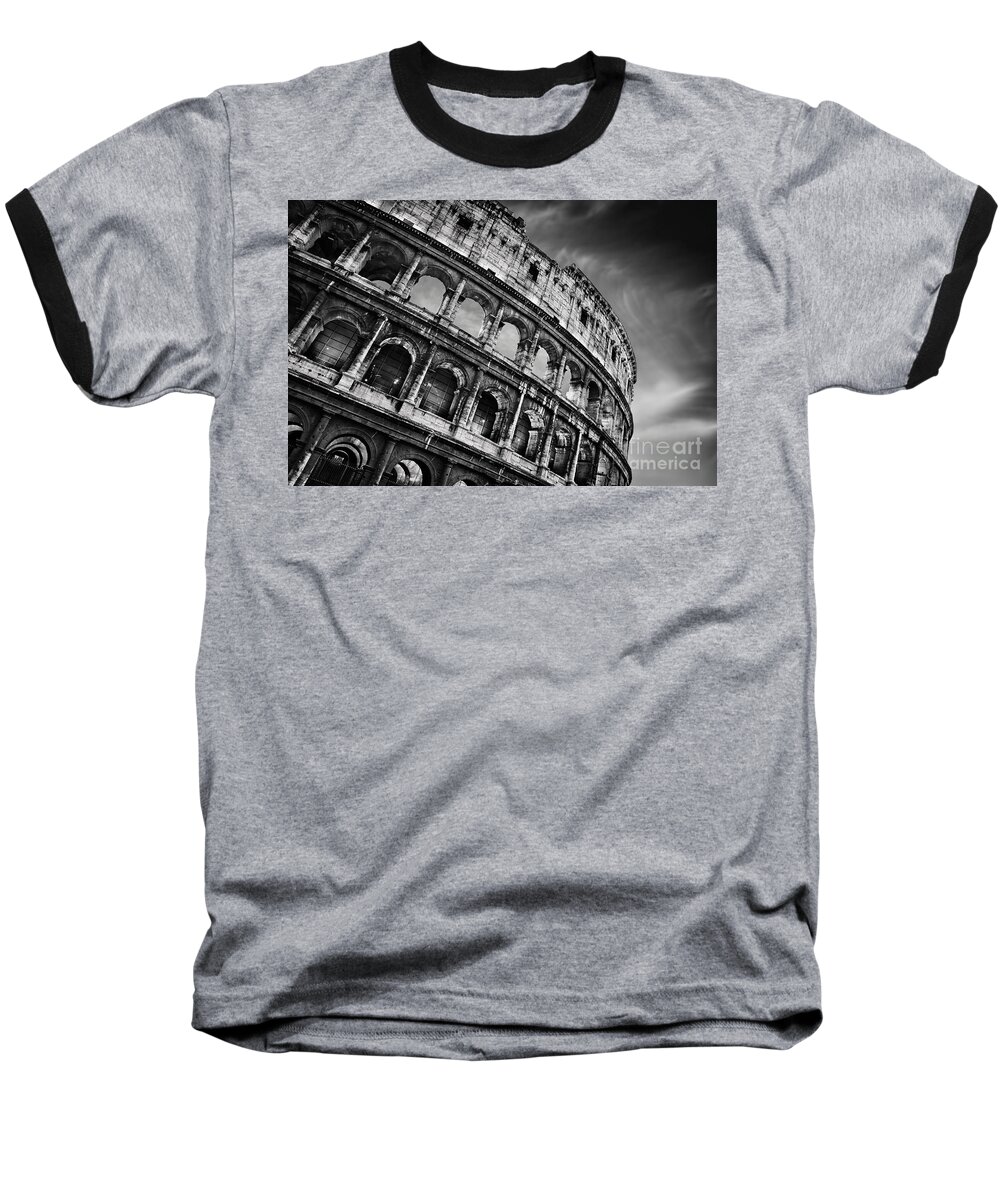 Colosseum Baseball T-Shirt featuring the photograph Colosseum by Rod McLean
