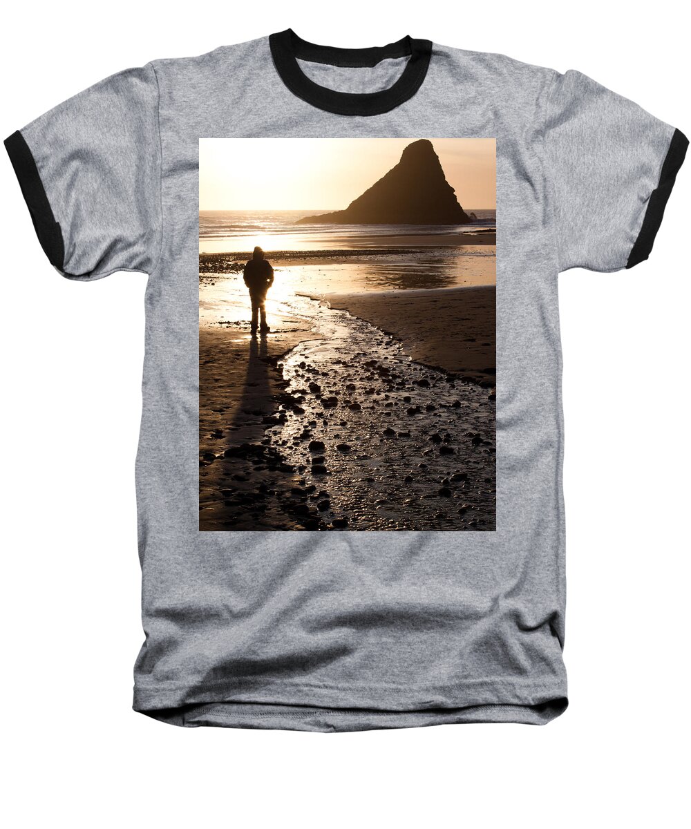 Contemplation Baseball T-Shirt featuring the photograph Contemplation by John Daly