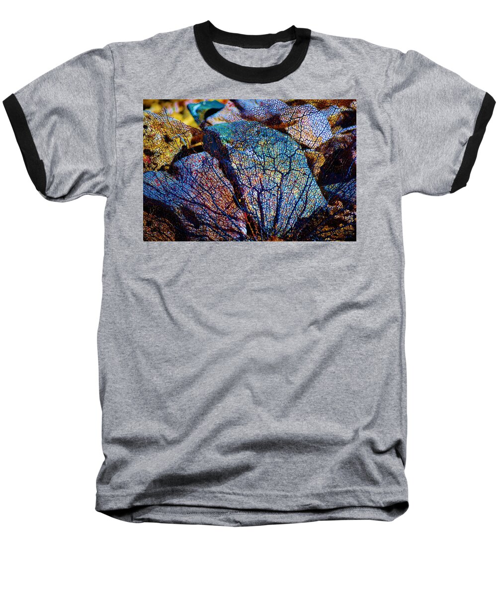 Sand Baseball T-Shirt featuring the photograph Coral Beached by Tamara Michael