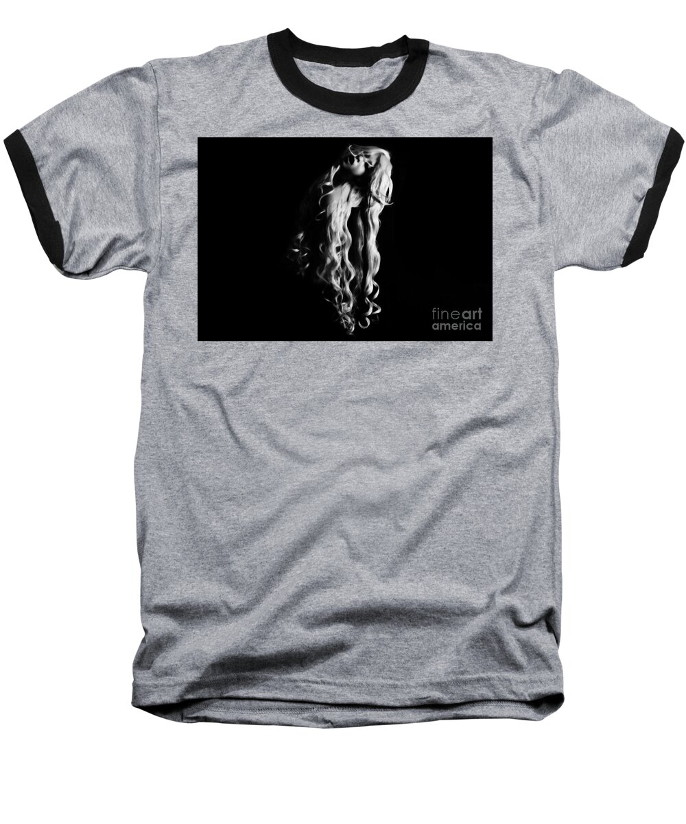 Black Baseball T-Shirt featuring the photograph Craving by Jessica S