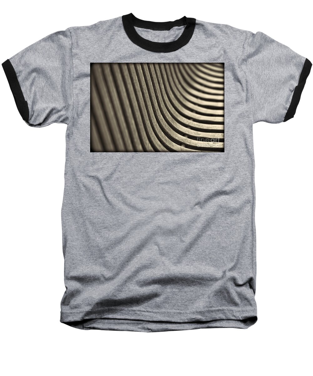 Abstract Baseball T-Shirt featuring the photograph Curves I. by Clare Bambers