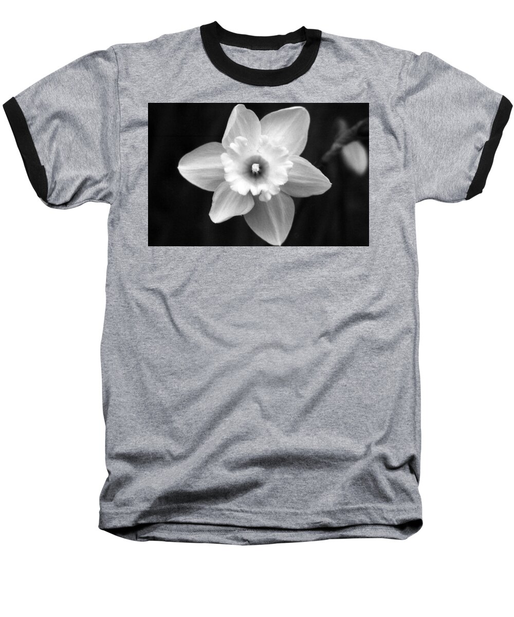 Daffodil Baseball T-Shirt featuring the photograph Daffodils - Infrared 01 by Pamela Critchlow