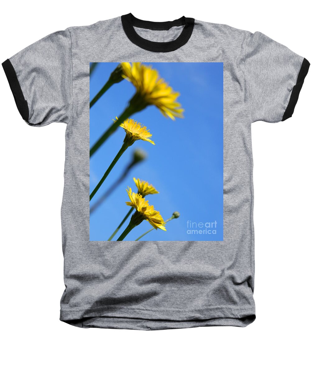 Flower Baseball T-Shirt featuring the photograph Dancing with the flowers by Andrea Anderegg