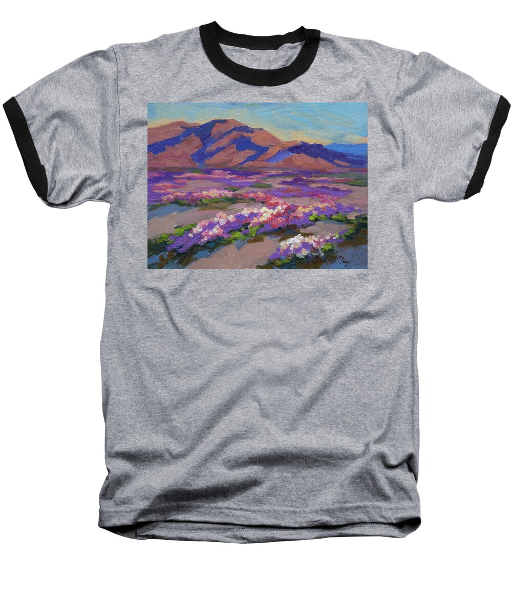 Desert Baseball T-Shirt featuring the painting Desert Spring by Diane McClary