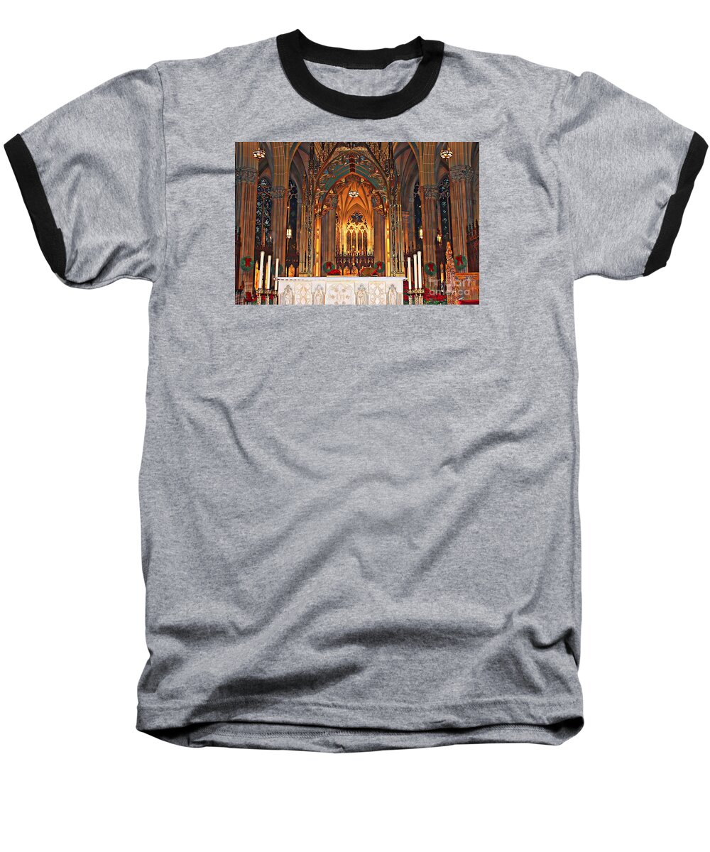 Marcia Lee Jones Baseball T-Shirt featuring the photograph Divine Arches  by Marcia Lee Jones