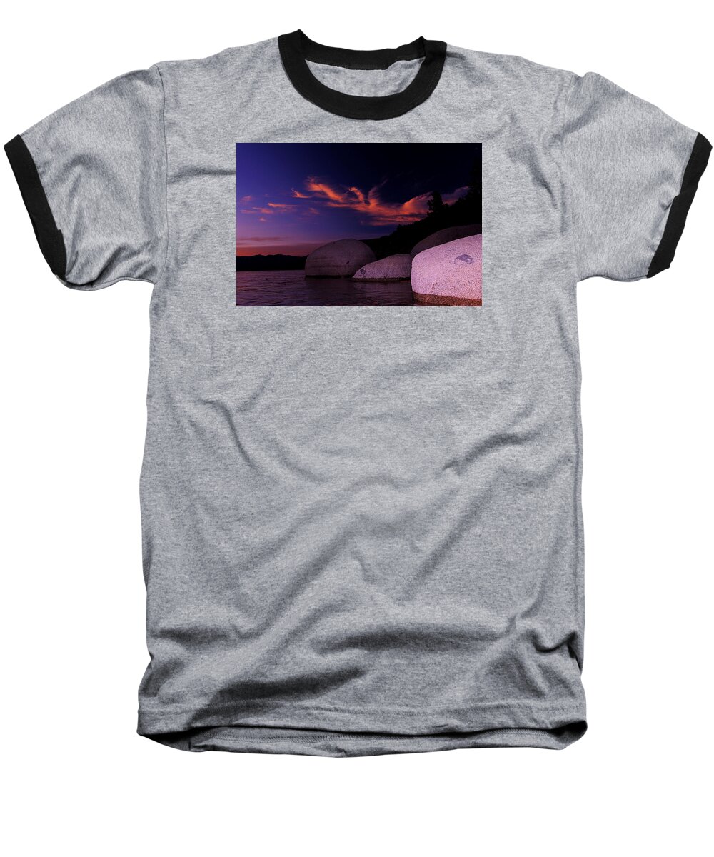 Lake Tahoe Baseball T-Shirt featuring the photograph Do You Believe in Dragons? by Sean Sarsfield