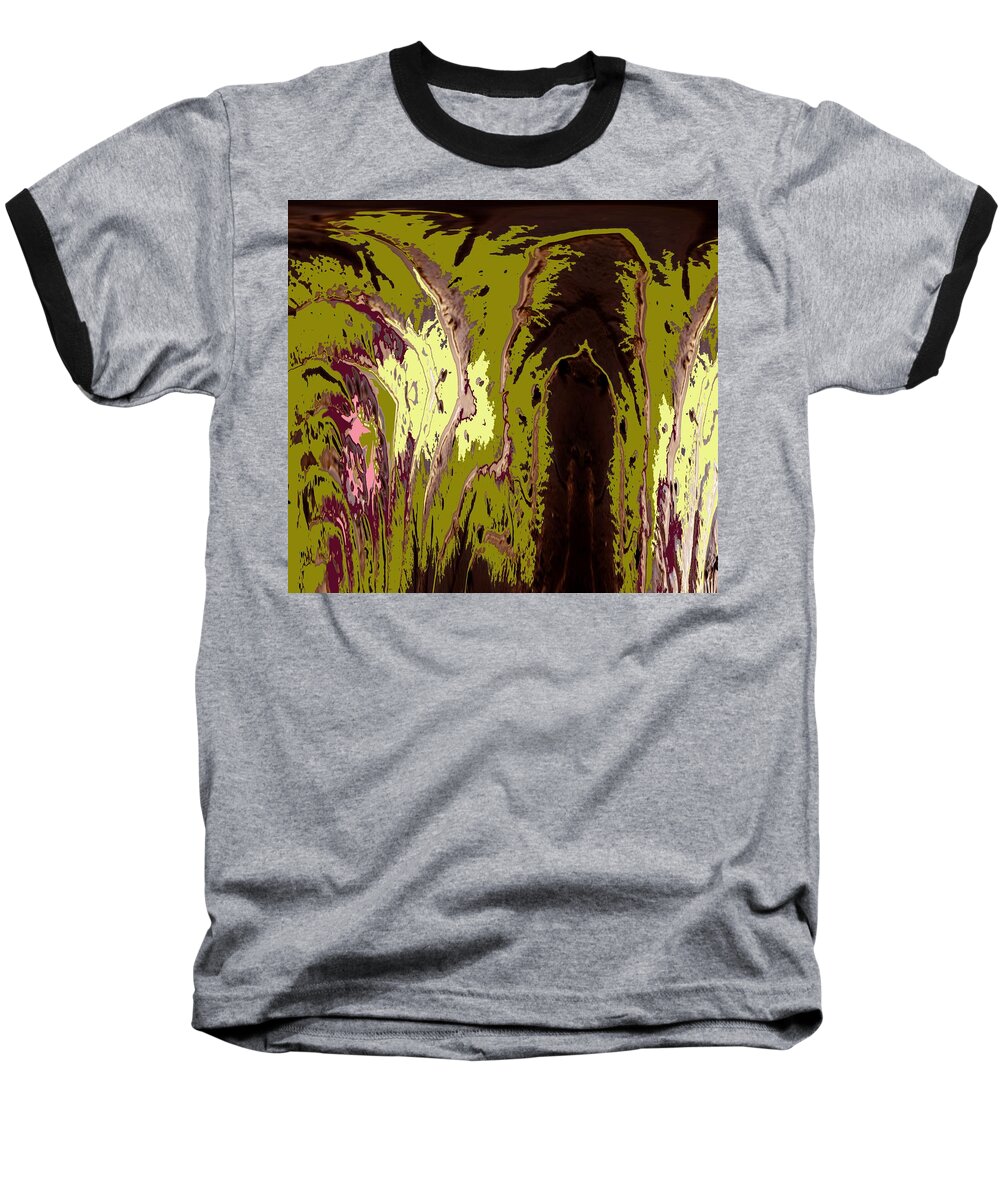 Abstract Baseball T-Shirt featuring the photograph Don't Trust the Radicchio by Laureen Murtha Menzl