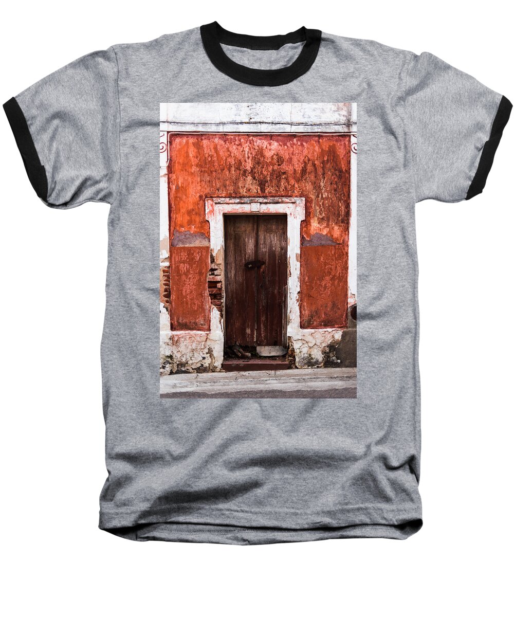 Door Baseball T-Shirt featuring the photograph Door No 38 by Marco Oliveira