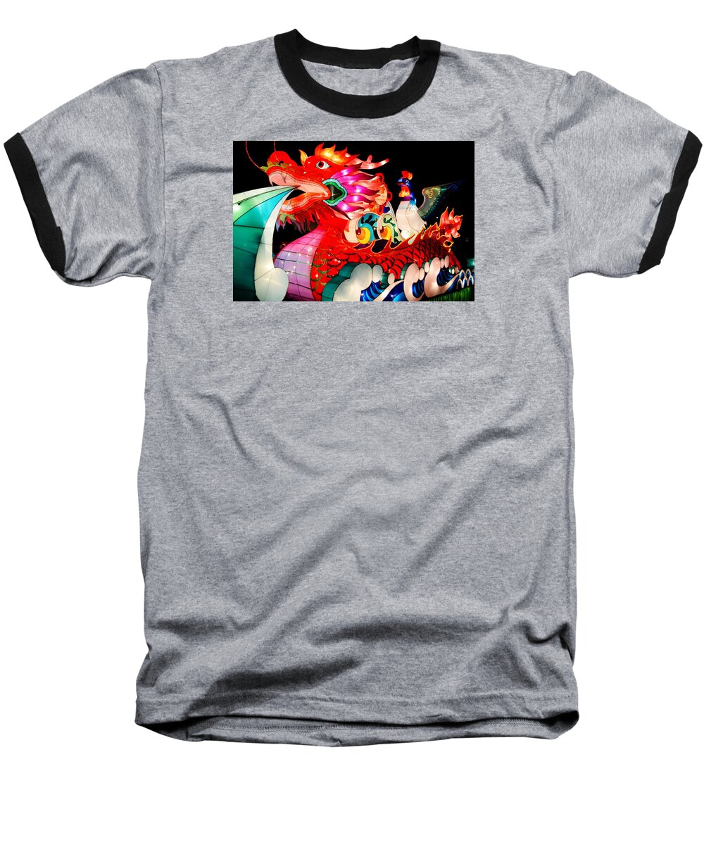 Chinese Baseball T-Shirt featuring the photograph Dragon Float by Bill Hamilton