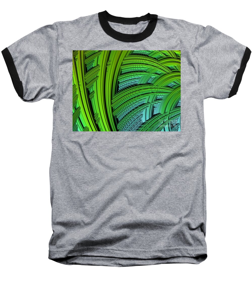 Digital Baseball T-Shirt featuring the digital art Dragon Skin by Vix Edwards