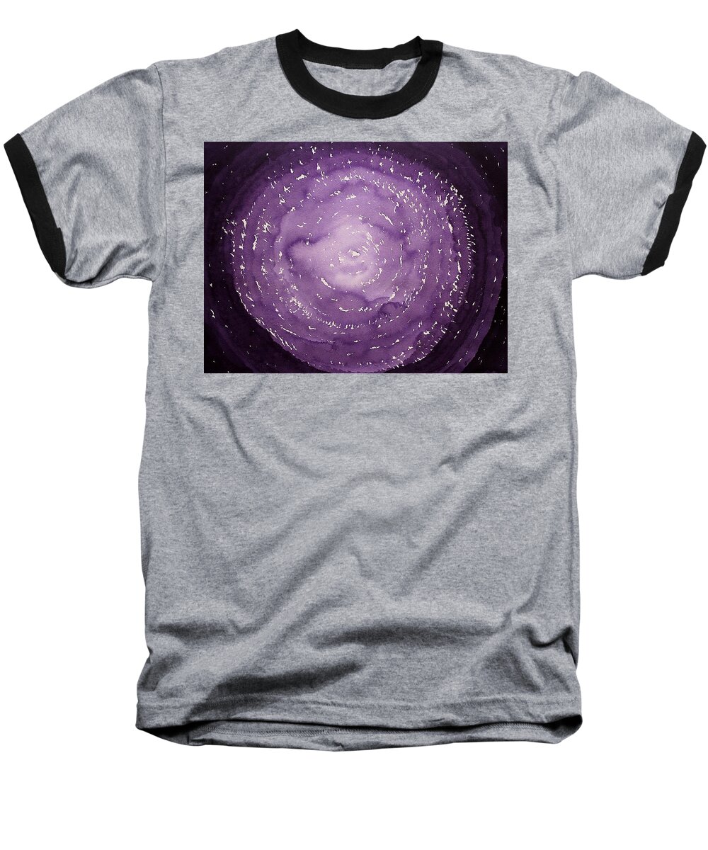 Universe Baseball T-Shirt featuring the painting Dreamcatcher original painting by Sol Luckman