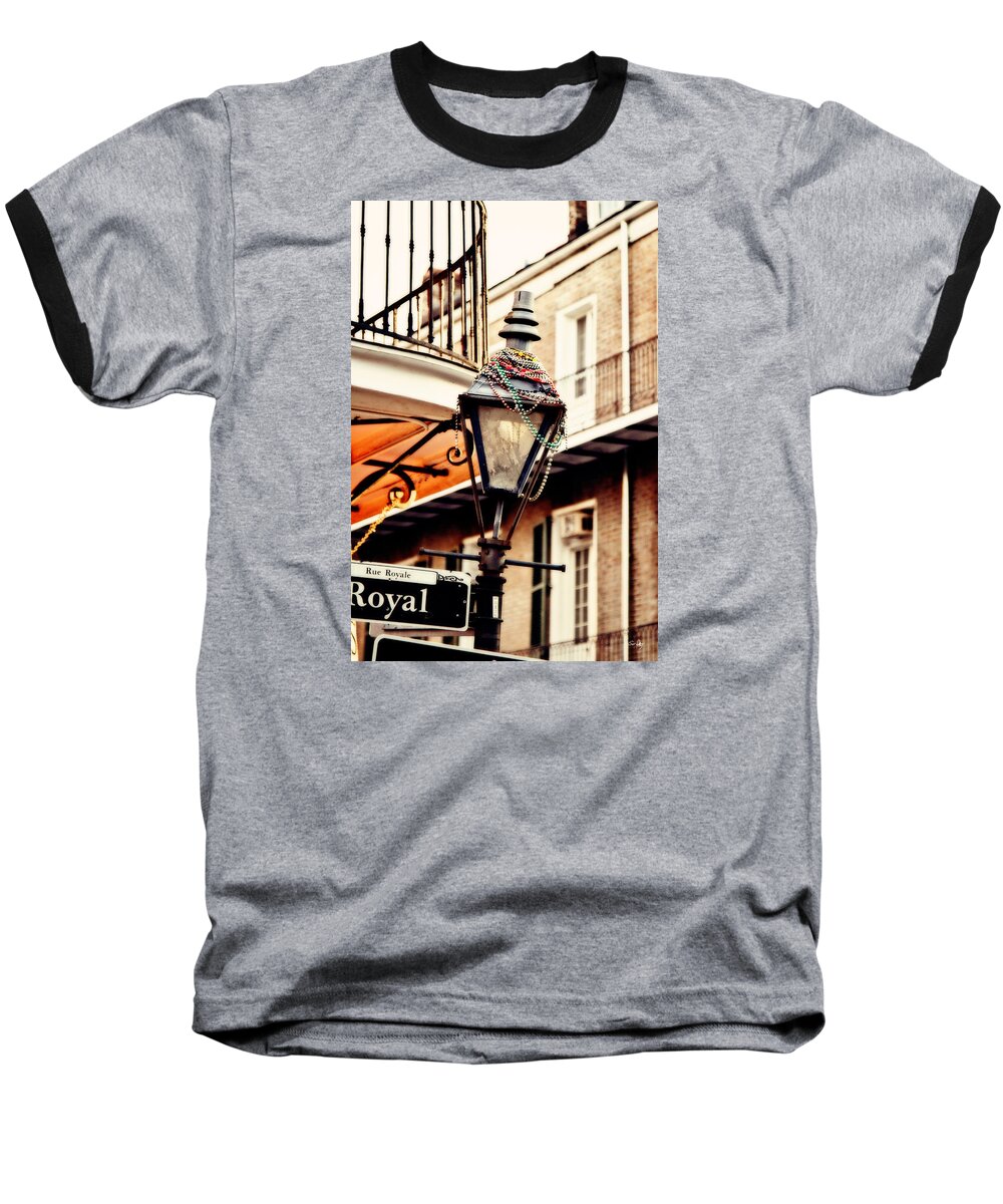 Gas Lamp Baseball T-Shirt featuring the photograph Dressed for the Party by Scott Pellegrin