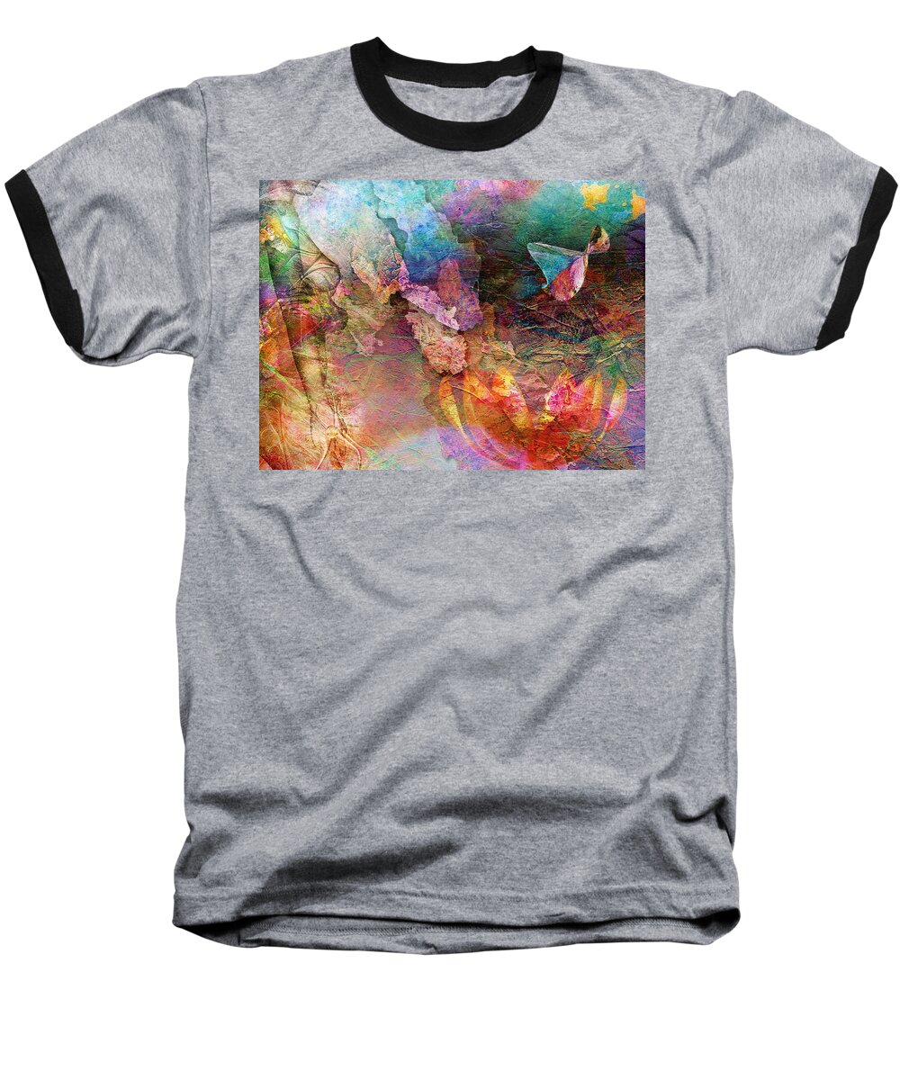 Art Baseball T-Shirt featuring the painting Elusive Dreams Part Two by Jacky Gerritsen