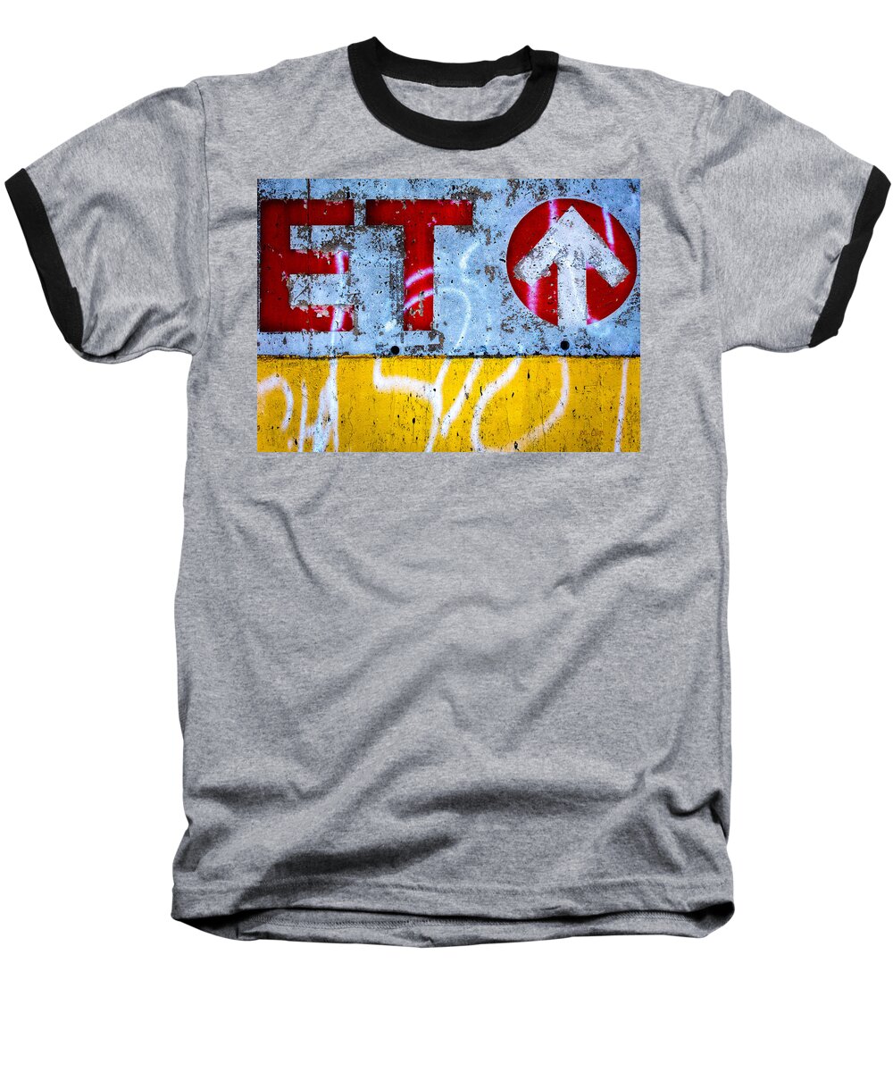 Et Baseball T-Shirt featuring the photograph ET by Bob Orsillo