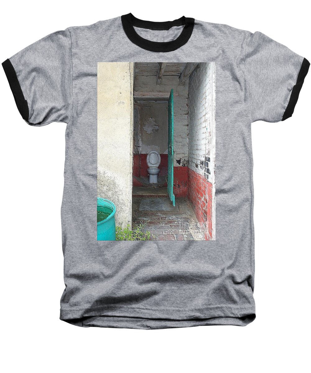 France Baseball T-Shirt featuring the photograph Farm Facilities by HEVi FineArt