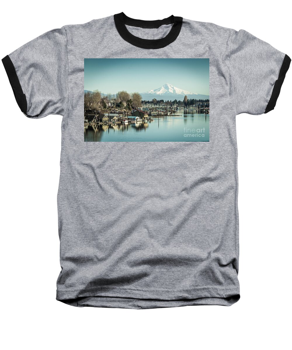 House Boats Baseball T-Shirt featuring the photograph Floating World by Patricia Babbitt
