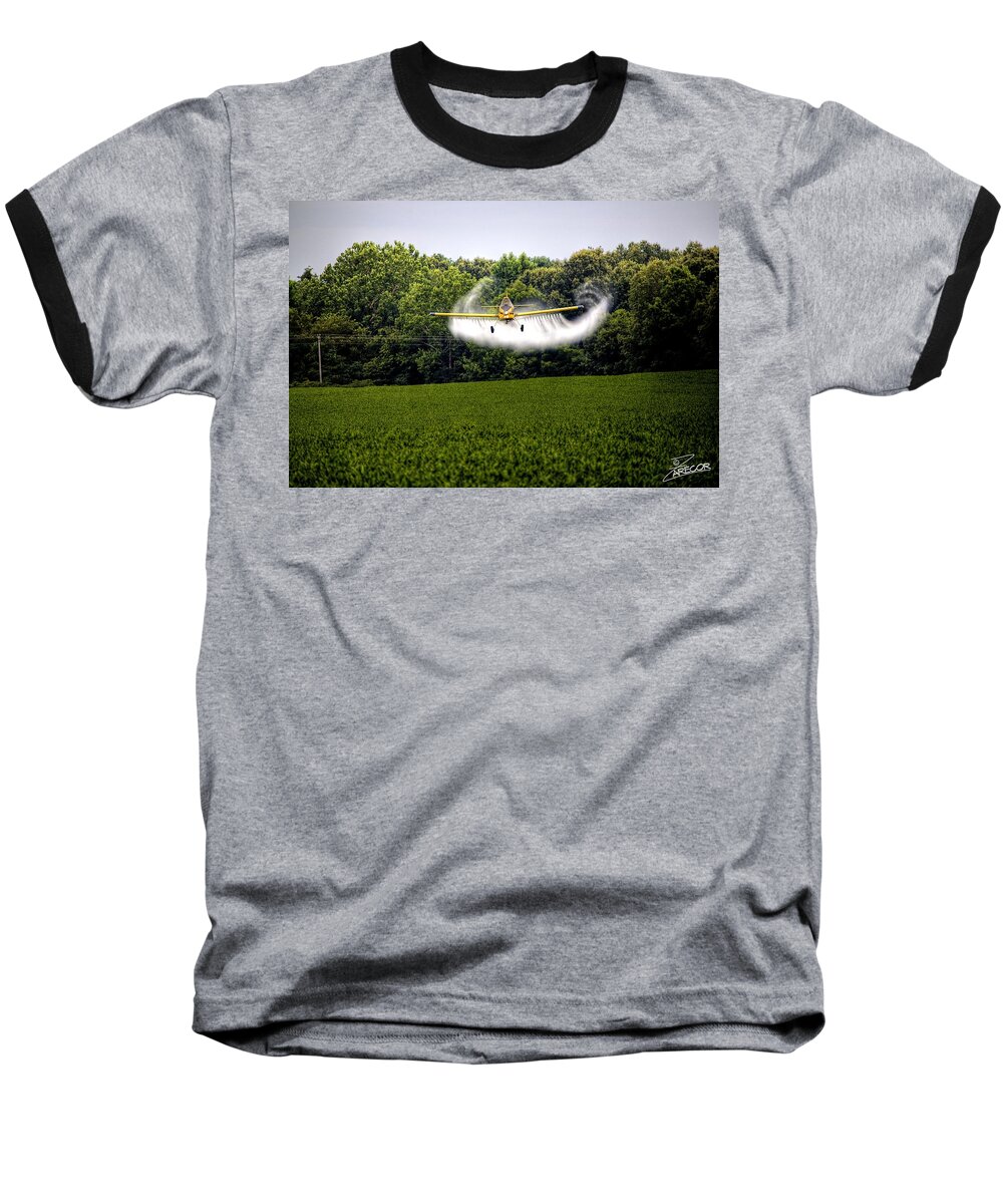 Air Baseball T-Shirt featuring the photograph Flying Low by David Zarecor