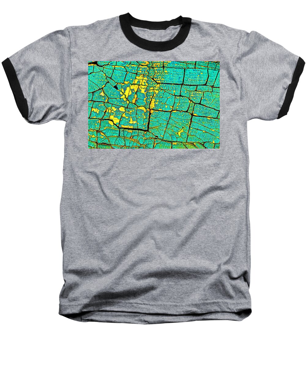 Abstract Baseball T-Shirt featuring the photograph Flyover Country by Jerry Gammon