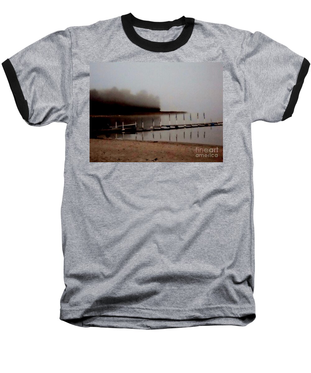 Fog Baseball T-Shirt featuring the photograph Foggy Morning by Desiree Paquette