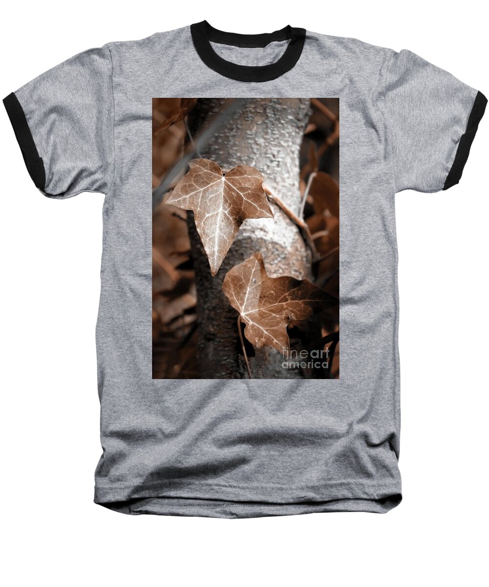 Nature Baseball T-Shirt featuring the photograph Forever Entwined by Ellen Cotton
