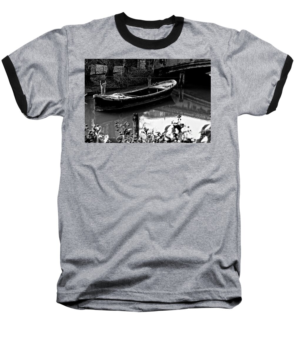 Boat Baseball T-Shirt featuring the photograph Forgotten by Donato Iannuzzi