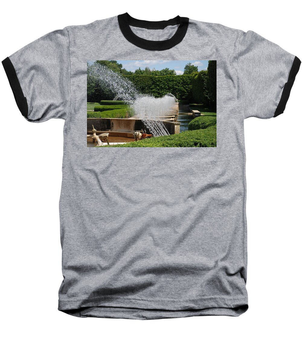 Fountains Baseball T-Shirt featuring the photograph Fountains by Jennifer Ancker