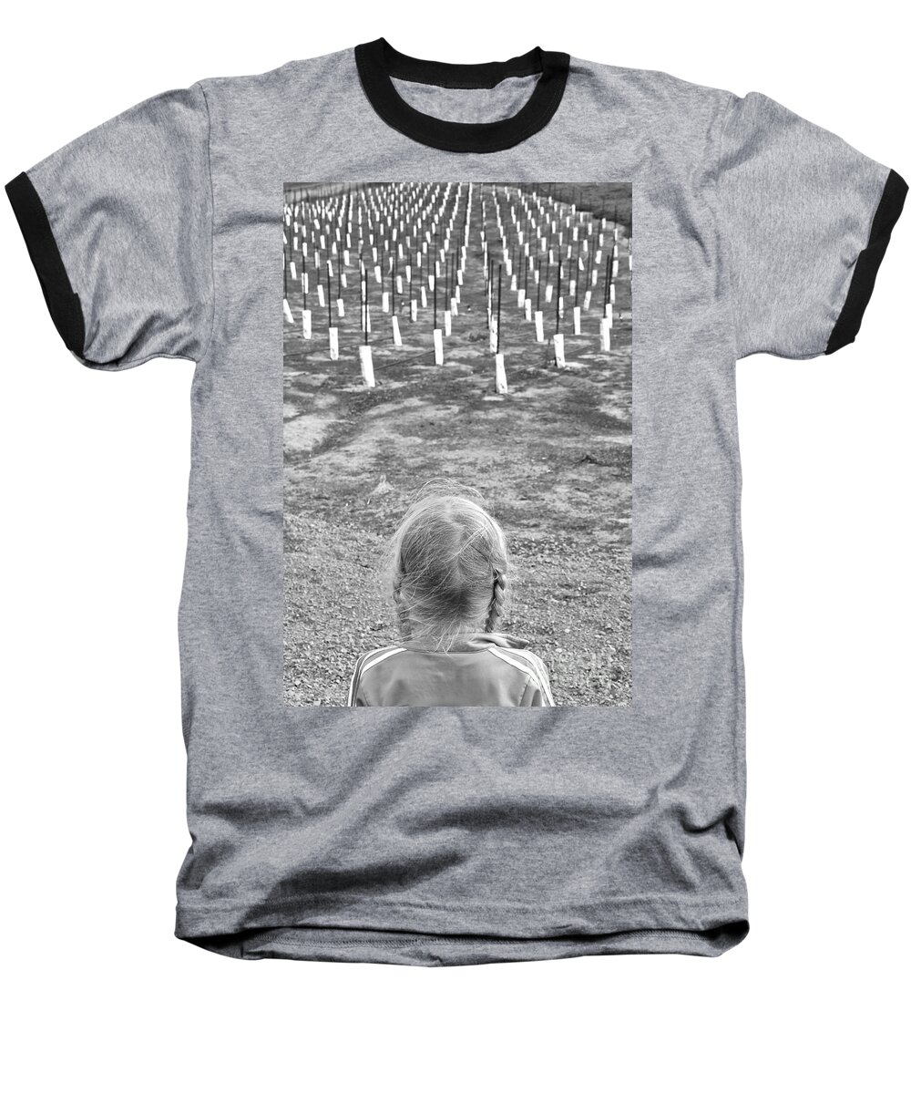 Girl In Winery Baseball T-Shirt featuring the photograph Future Vintner by Suzanne Oesterling