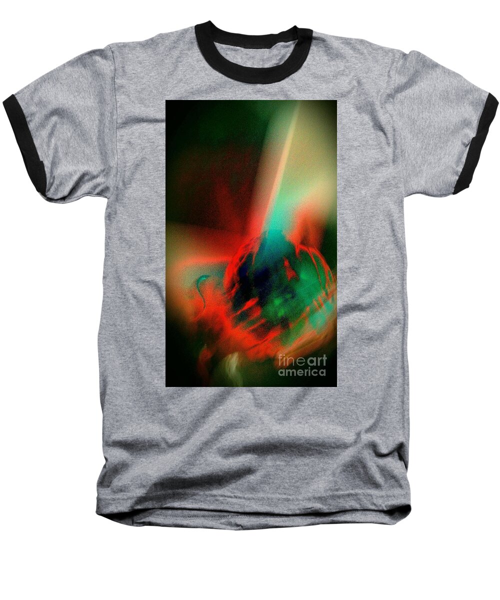 Birth Baseball T-Shirt featuring the photograph Genesis by Jacqueline McReynolds
