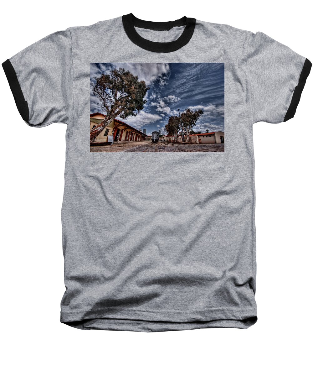 Israel Baseball T-Shirt featuring the photograph Going to Jerusalem by Ron Shoshani