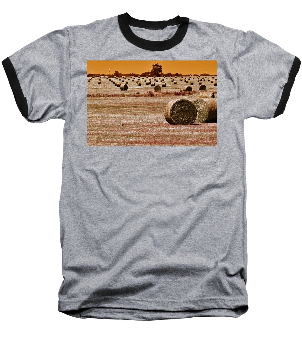 Texas Baseball T-Shirt featuring the photograph Golden Country by Erich Grant