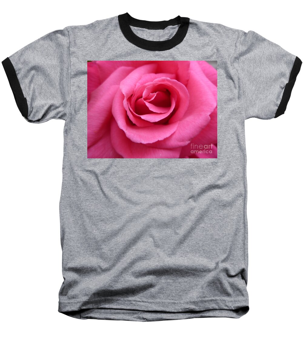 Gorgeous Baseball T-Shirt featuring the photograph Gorgeous Pink Rose by Vicki Spindler