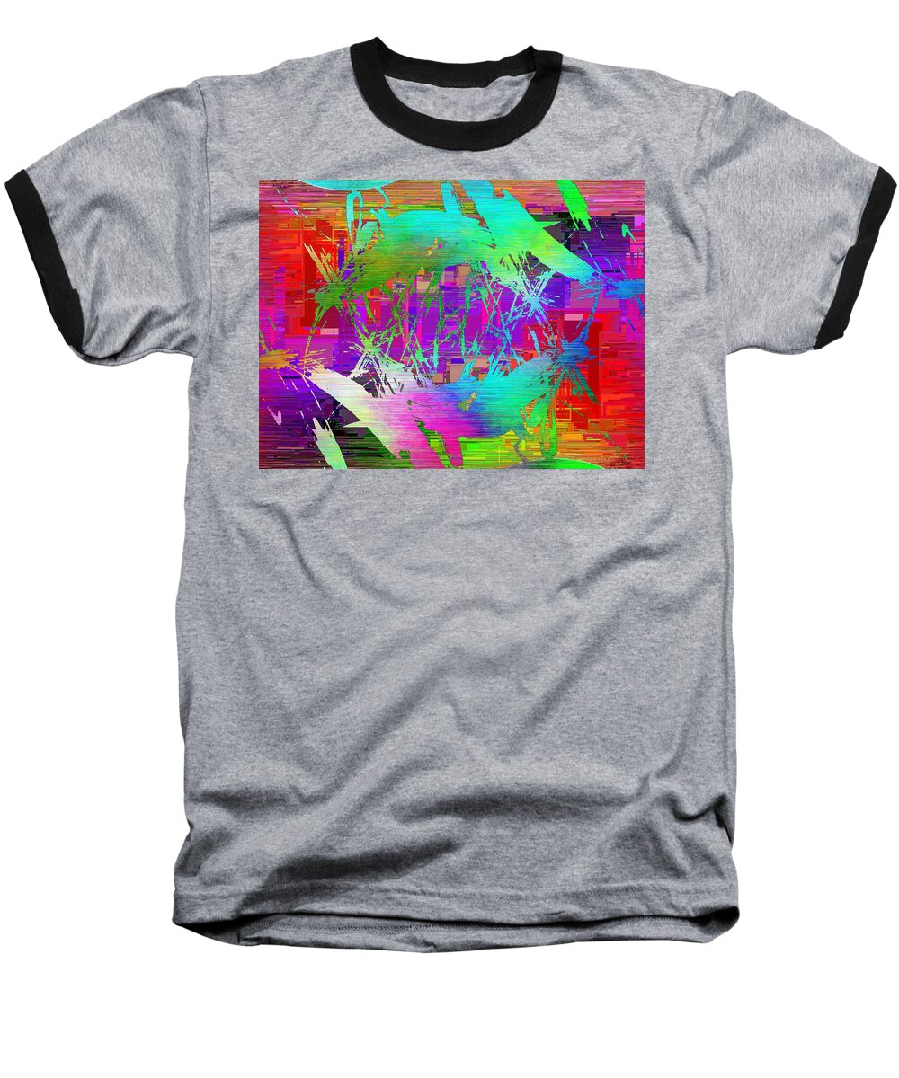 Graffiti Baseball T-Shirt featuring the digital art Graffiti Cubed 2 by Tim Allen