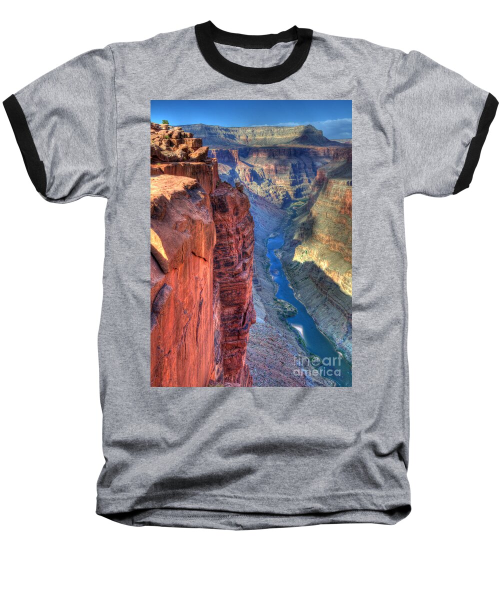 Grand Canyon Baseball T-Shirt featuring the photograph Grand Canyon Awe Inspiring by Bob Christopher