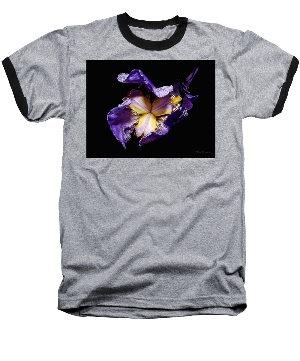 Flowers Baseball T-Shirt featuring the photograph Grandma's Iris's by Harold Zimmer