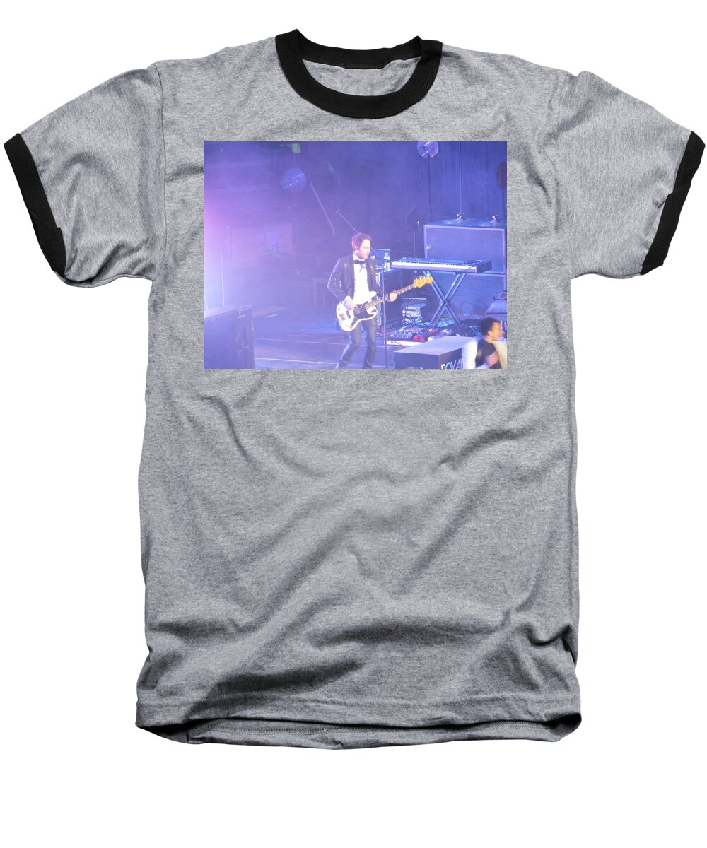 Chrisitan Baseball T-Shirt featuring the photograph Gutair player for royal taylor by Aaron Martens