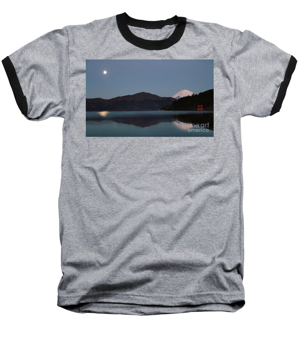 Vacation Baseball T-Shirt featuring the photograph Hakone Lake by John Swartz