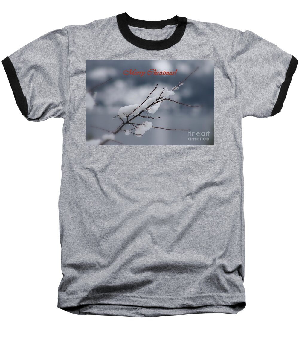 Christmas Baseball T-Shirt featuring the photograph Hanging On by Leone Lund