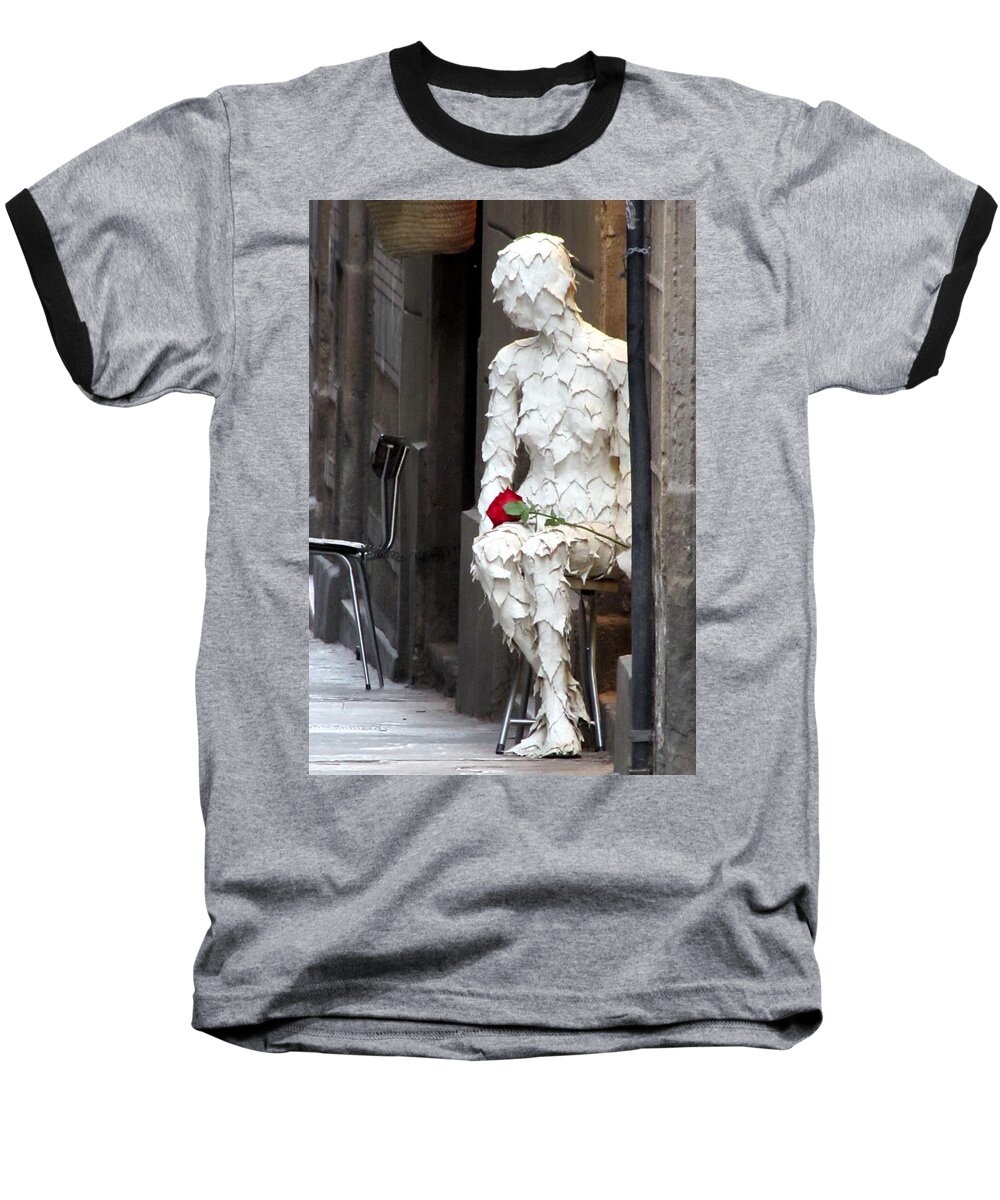 Figure Baseball T-Shirt featuring the photograph Happy Valentines Day by Jennifer Wheatley Wolf