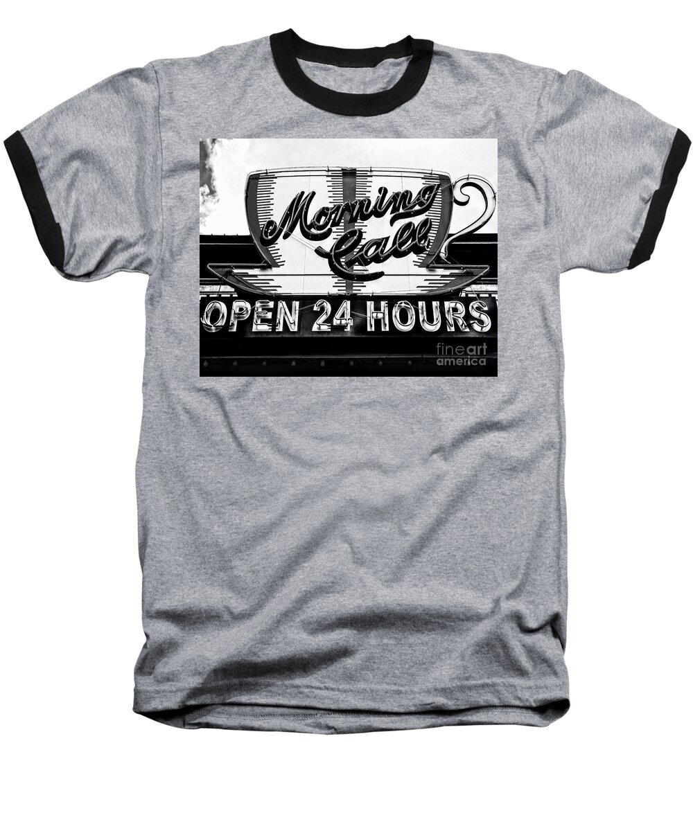 Morning Call Baseball T-Shirt featuring the photograph Have a Cup of Coffee at Morning Call New Orleans by Kathleen K Parker
