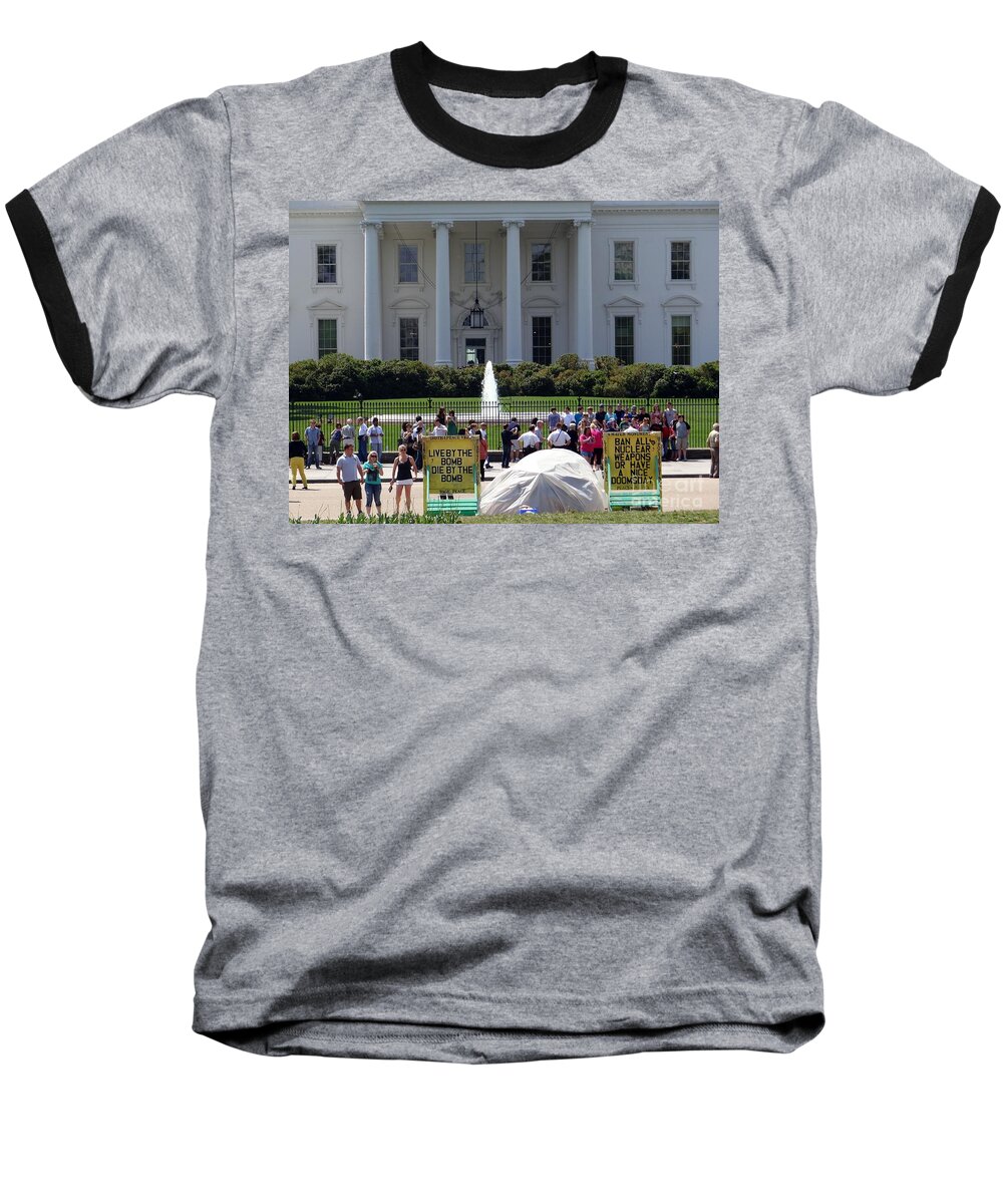 Wash Baseball T-Shirt featuring the photograph Have A Nice Doomsday by Ed Weidman