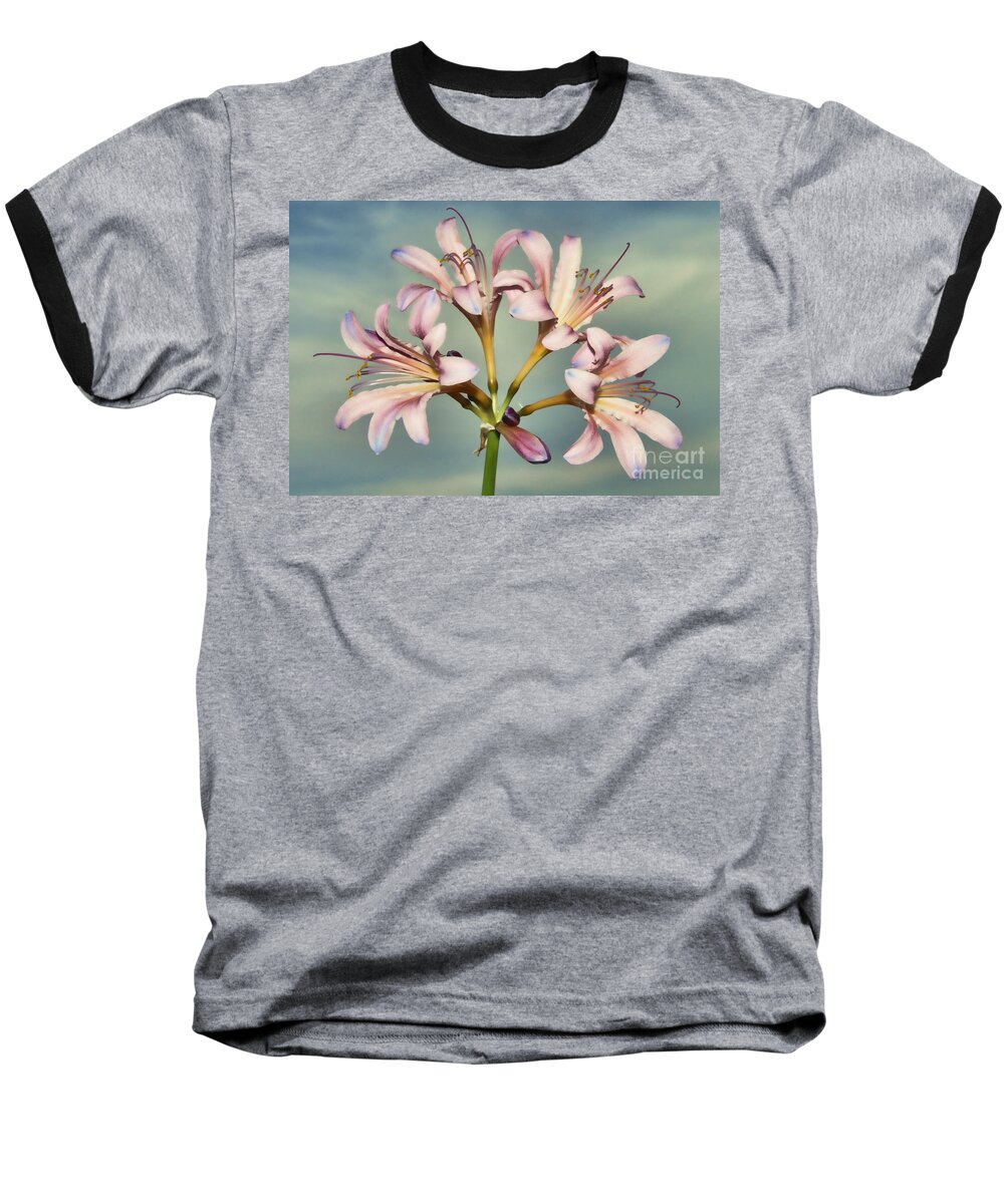 Surprise Lily Baseball T-Shirt featuring the photograph Heavenly Lilies by Elizabeth Winter