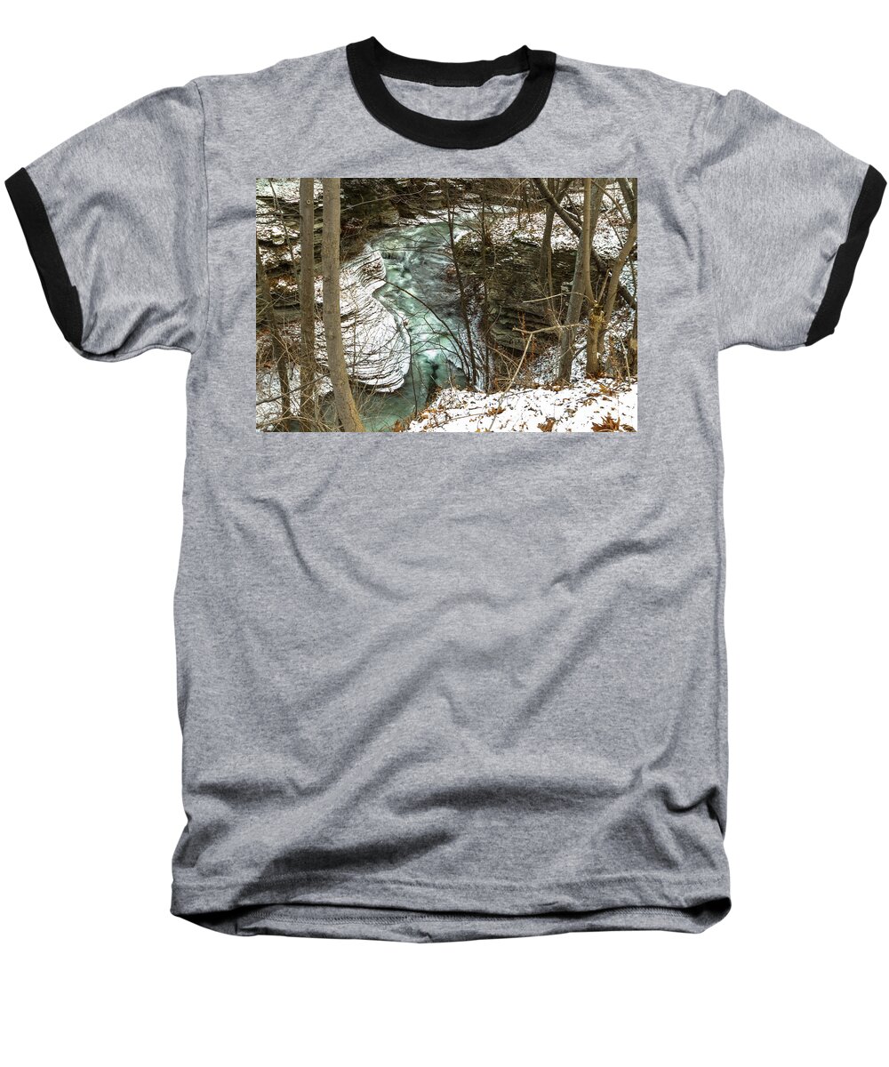 Snow Baseball T-Shirt featuring the photograph Hector Gorge by William Norton