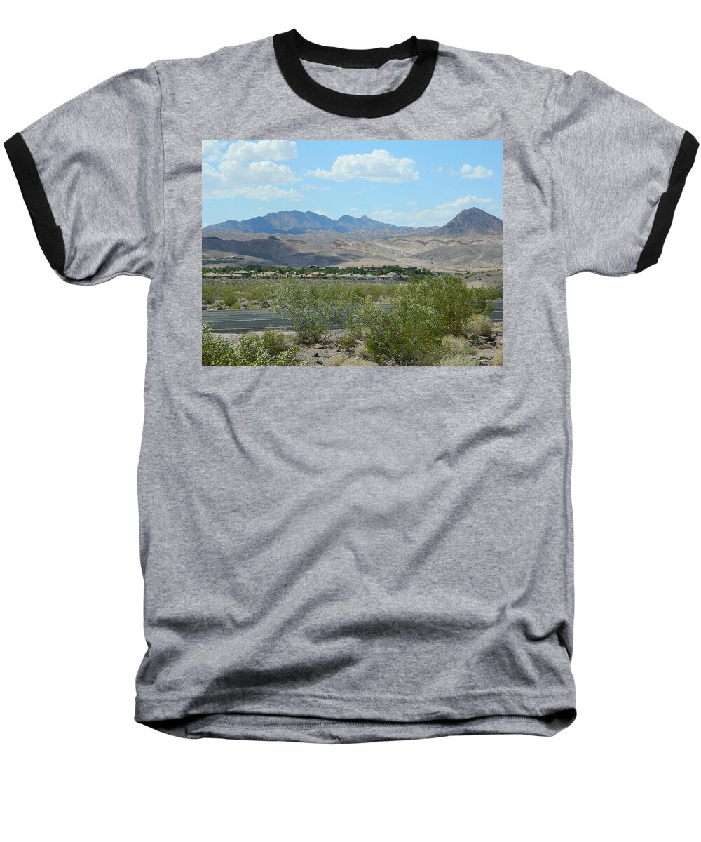 Henderson Nevada Desert Baseball T-Shirt featuring the photograph Henderson Nevada Desert by Emmy Marie Vickers