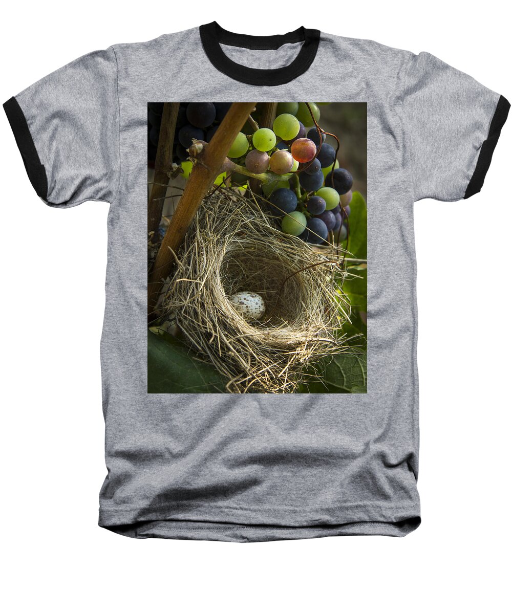 Vineyard Baseball T-Shirt featuring the photograph Home Alone by Jean Noren