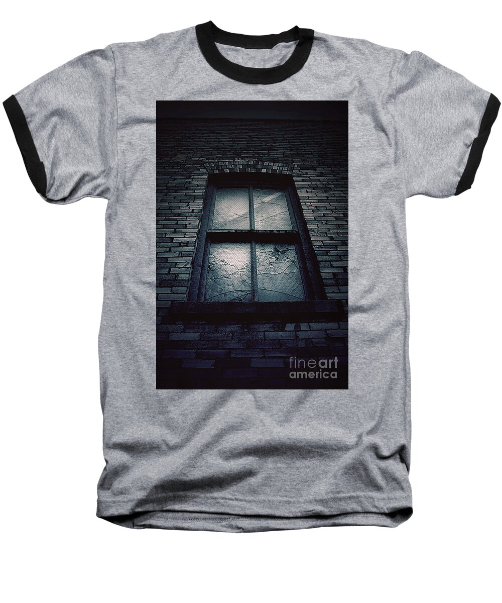 Window Baseball T-Shirt featuring the photograph Home I'll Never Be by Trish Mistric
