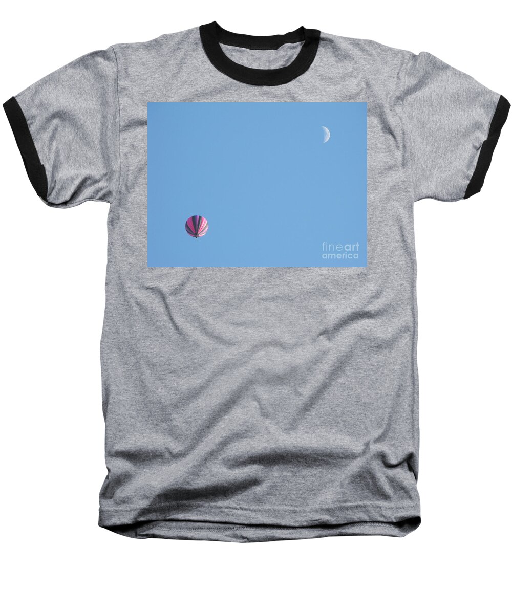 Hot Baseball T-Shirt featuring the photograph Hot Moon by Erick Schmidt