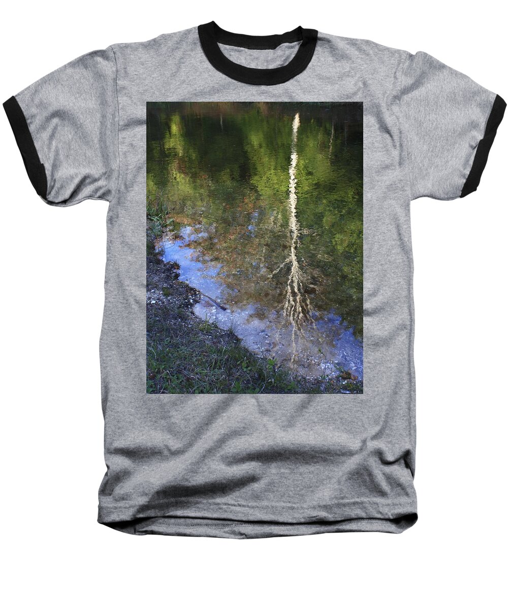 Reflections Baseball T-Shirt featuring the photograph Impressionist Reflections by Patrice Zinck